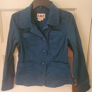 Teal Jacket size M AMX Brand